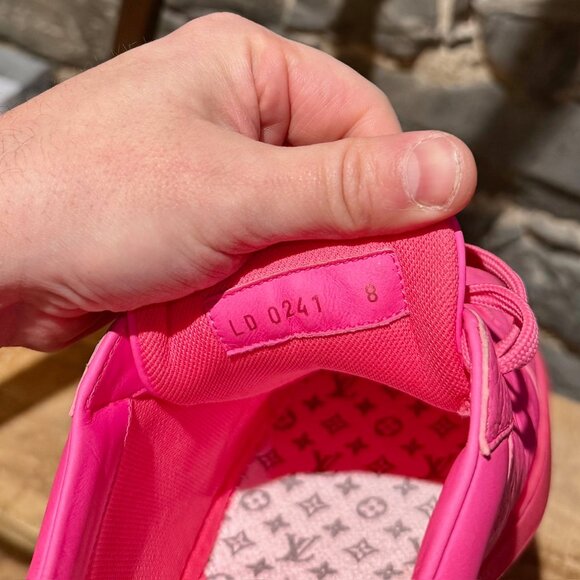 Louis Vuitton Hot Pink Monogram Luxembourg Low-top Sneakers - Picture 14 of 16